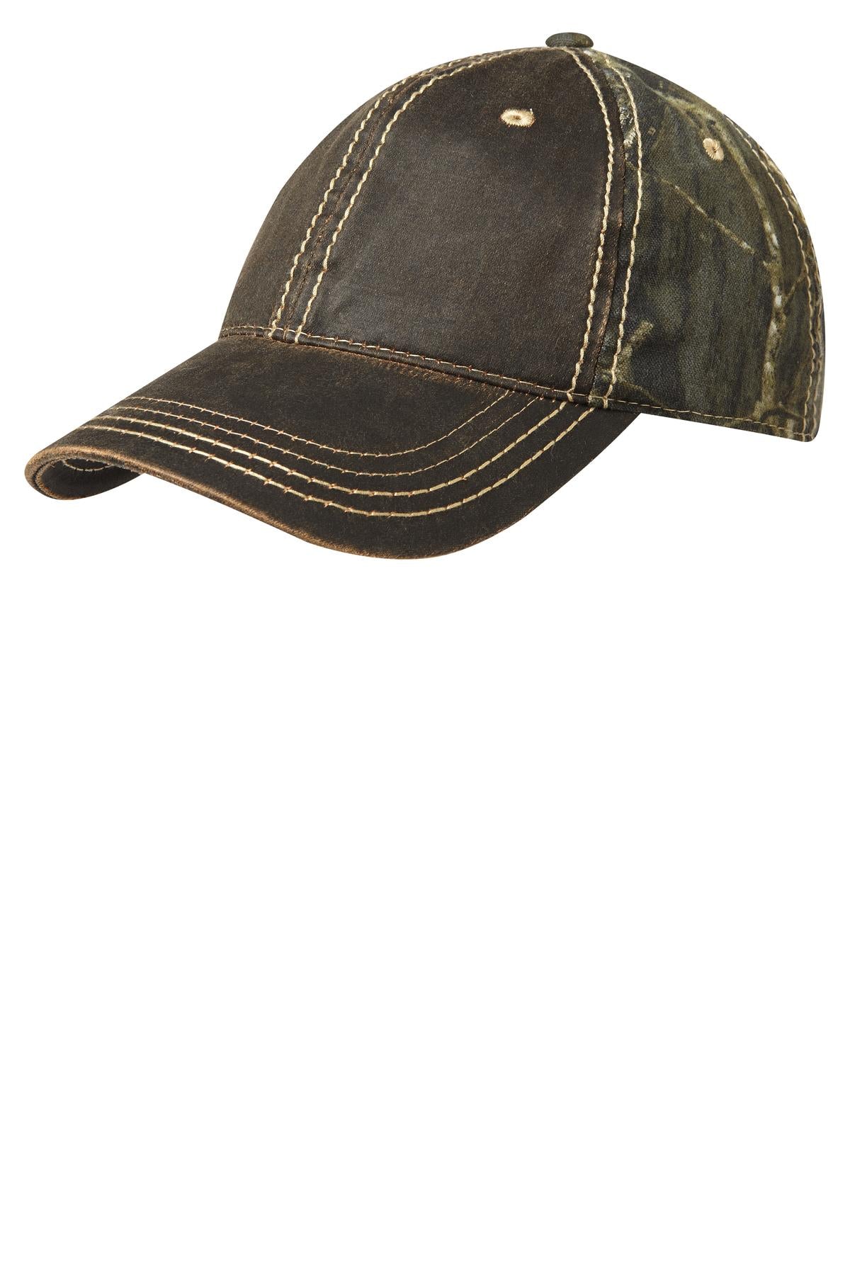 Port Authority Pigment Print Camouflage Cap. C819 - EMBROIDERED