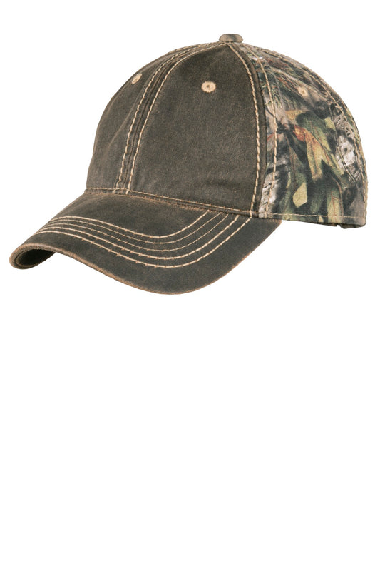 Port Authority Pigment Print Camouflage Cap. C819 - EMBROIDERED