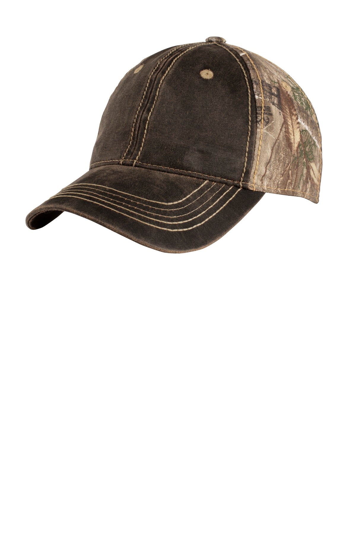 Port Authority Pigment Print Camouflage Cap. C819 - EMBROIDERED