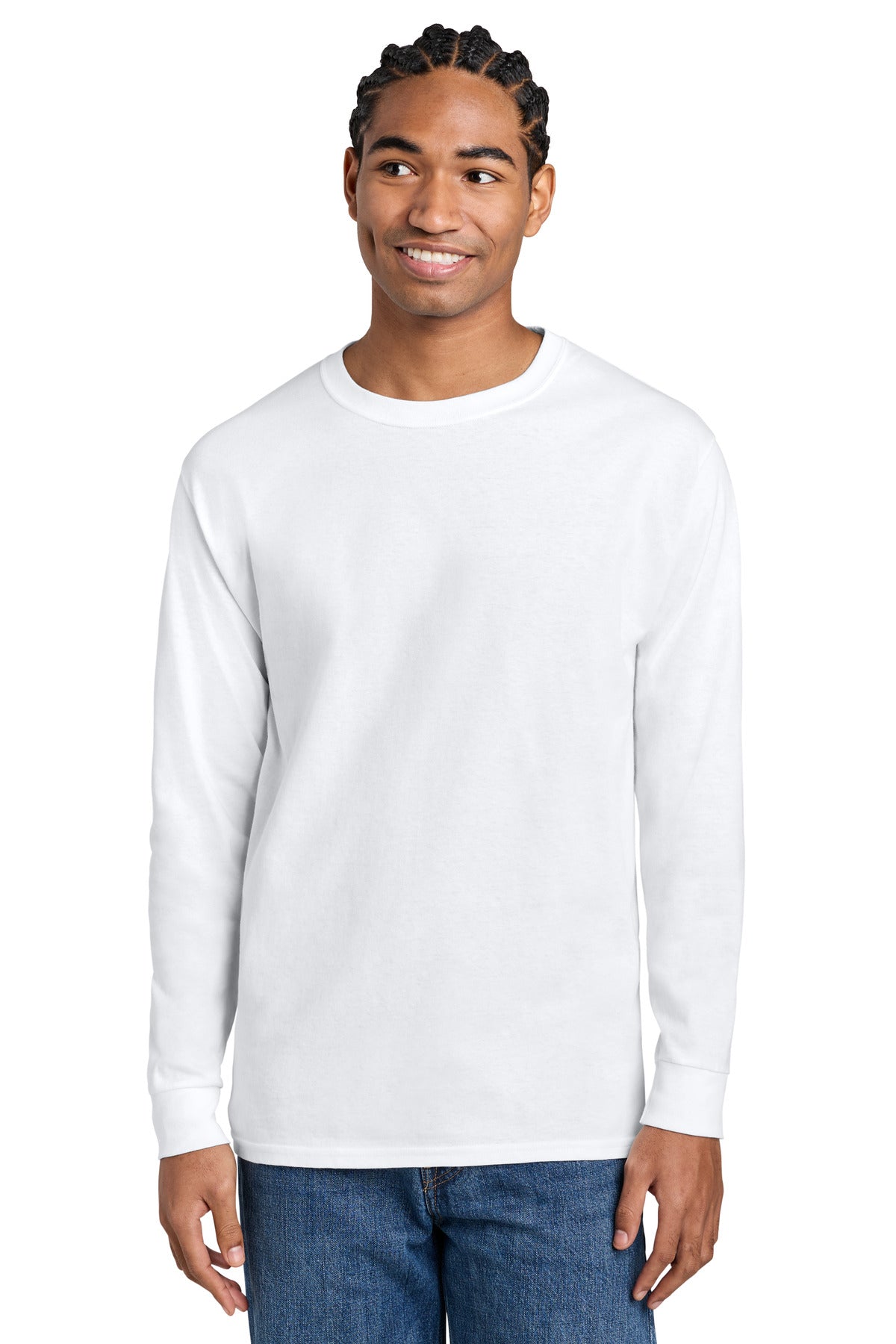 Champion Jersey Long Sleeve Tee CC8C - EMBROIDERED