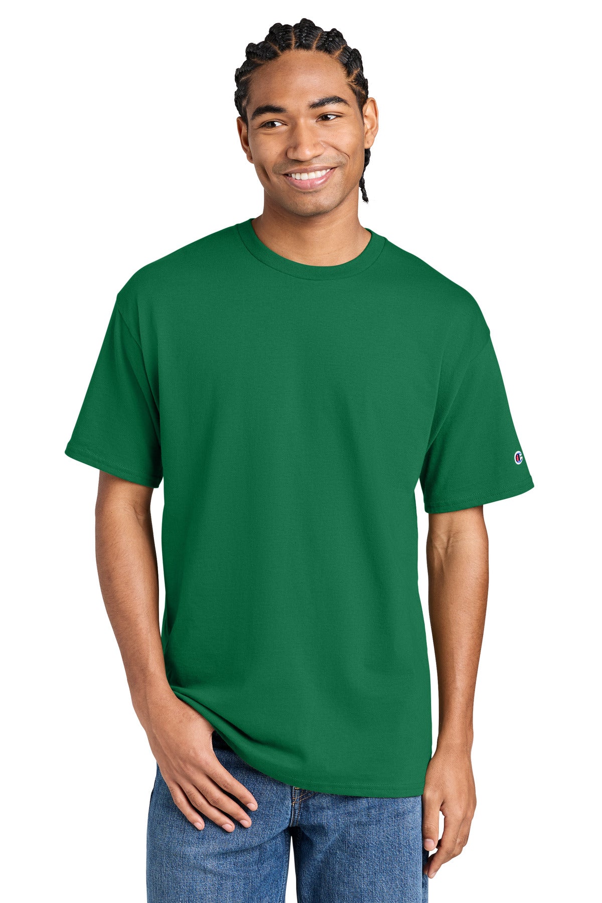 Champion Jersey Short Sleeve Tee CH1000 - EMBROIDERED