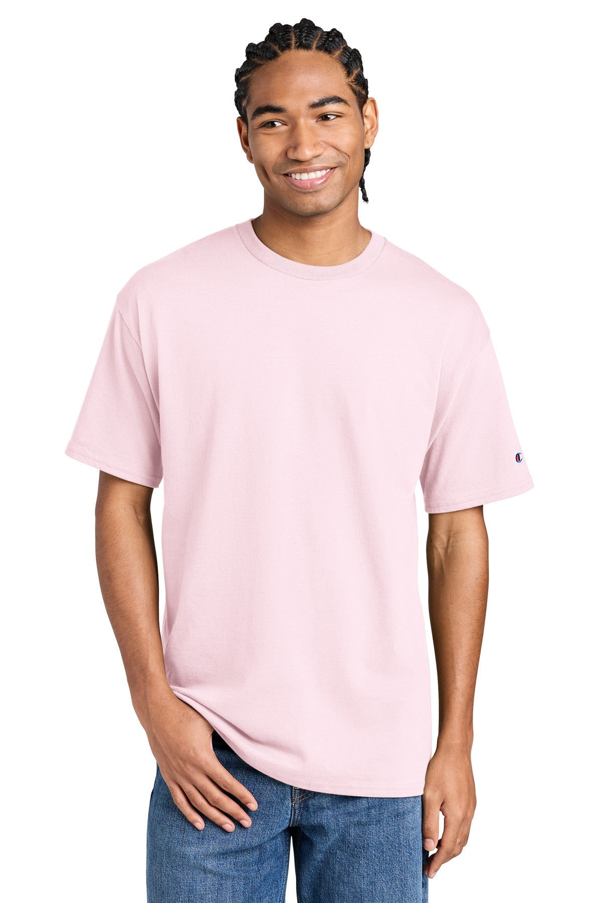 Champion Jersey Short Sleeve Tee CH1000 - EMBROIDERED