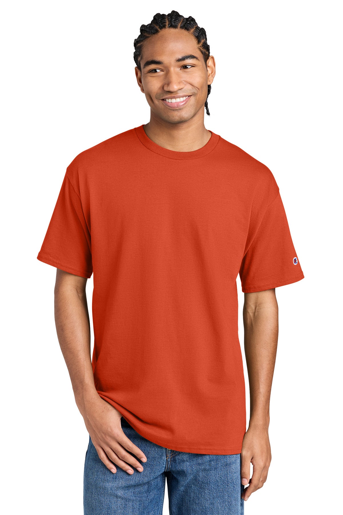 Champion Jersey Short Sleeve Tee CH1000 - EMBROIDERED