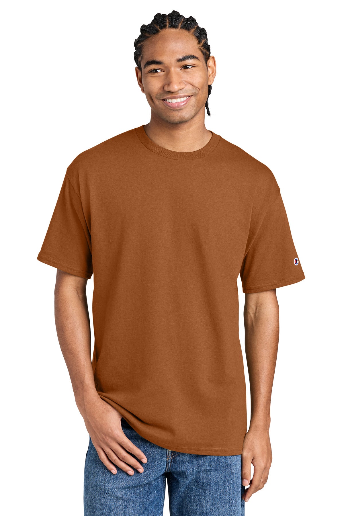Champion Jersey Short Sleeve Tee CH1000 - EMBROIDERED