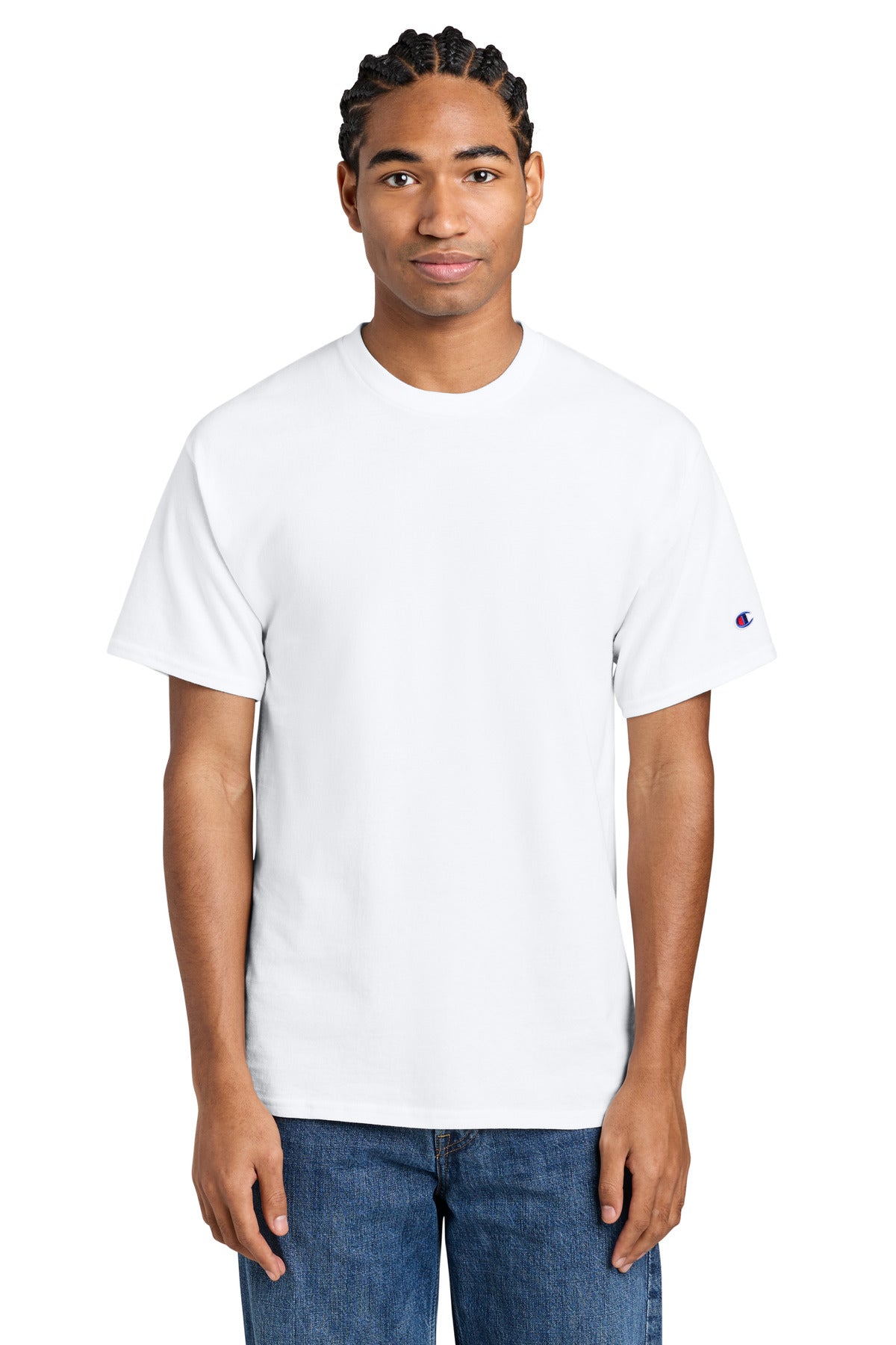 Champion Jersey Short Sleeve Tee CH1000 - EMBROIDERED