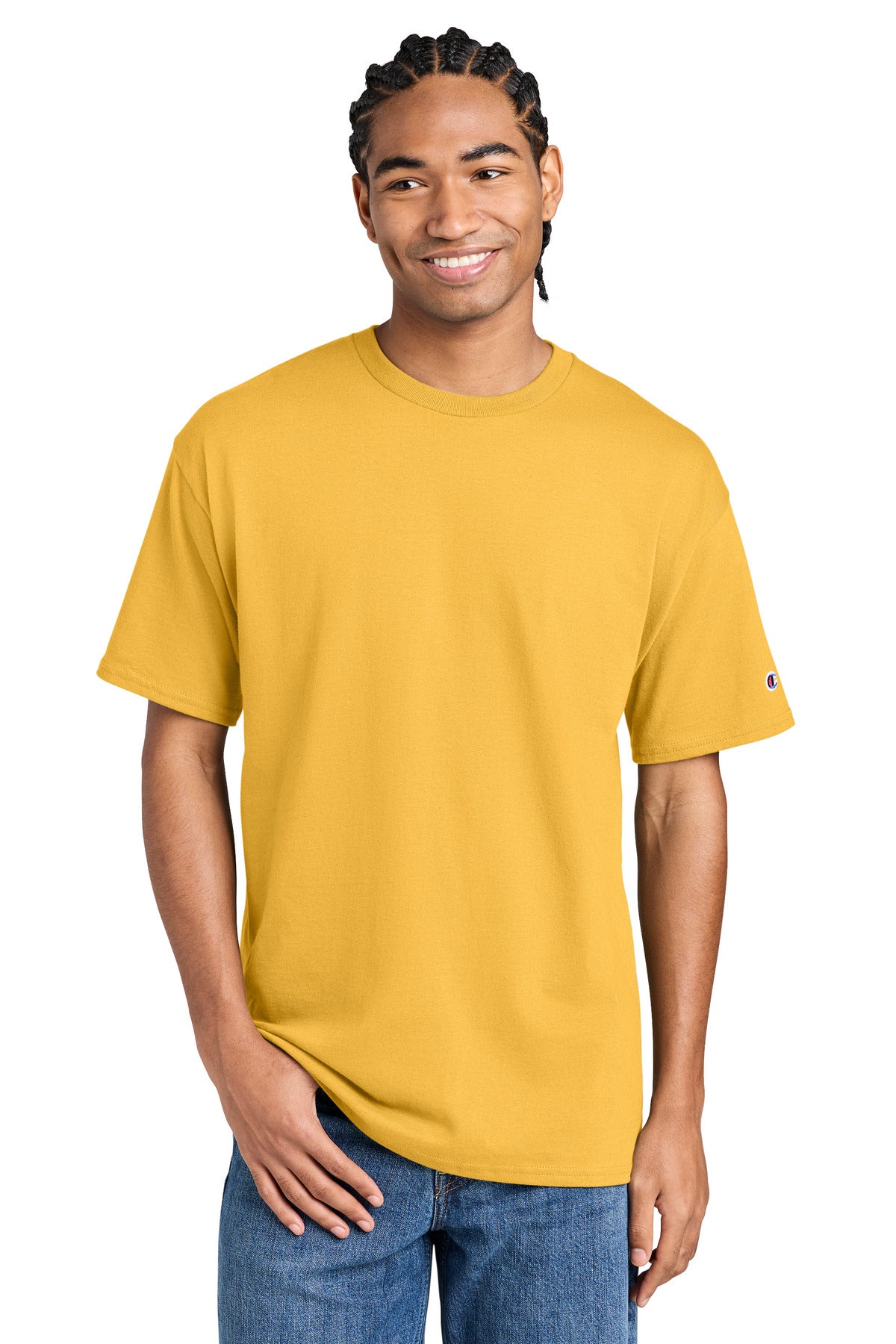 Champion Jersey Short Sleeve Tee CH1000 - EMBROIDERED