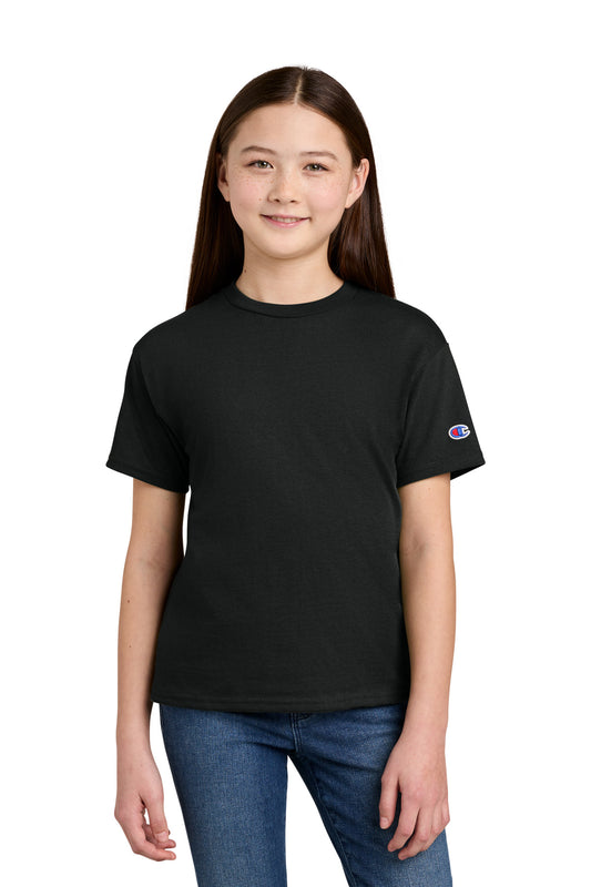 Champion Youth Jersey Short Sleeve Tee CH1081 - EMBROIDERED