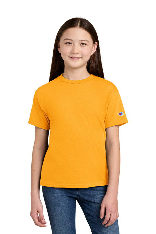 Champion Youth Jersey Short Sleeve Tee CH1081 - EMBROIDERED