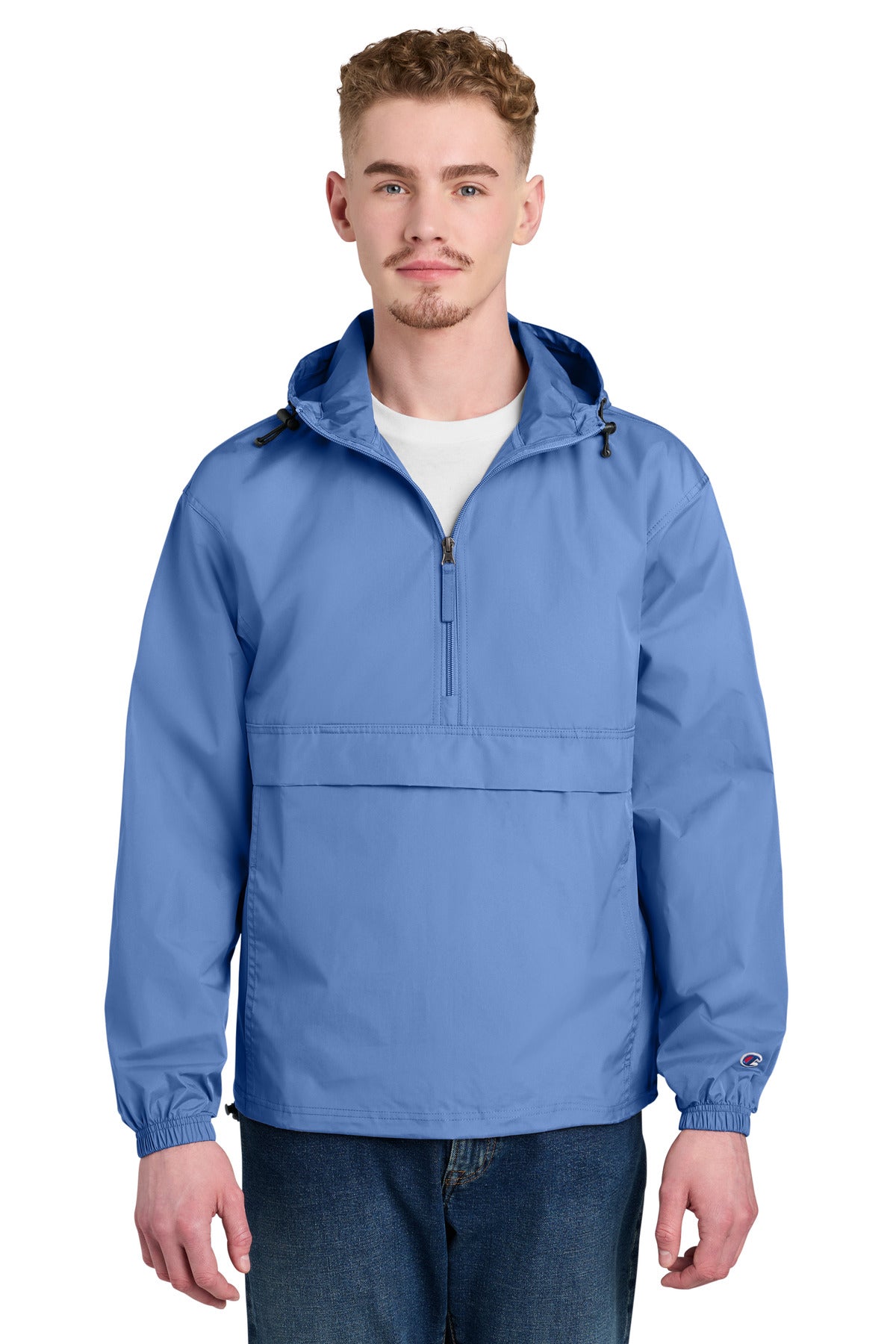 Champion Packable Anorak Jacket CO200 - EMBROIDERED