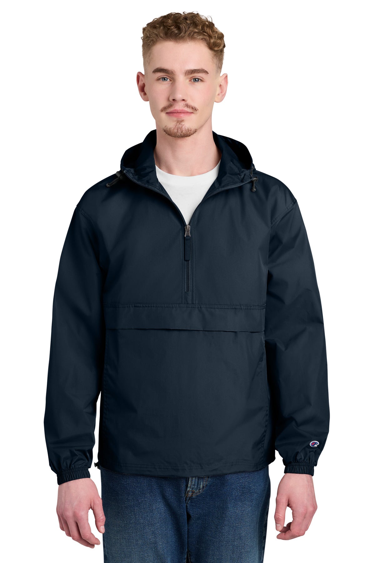 Champion Packable Anorak Jacket CO200 - EMBROIDERED