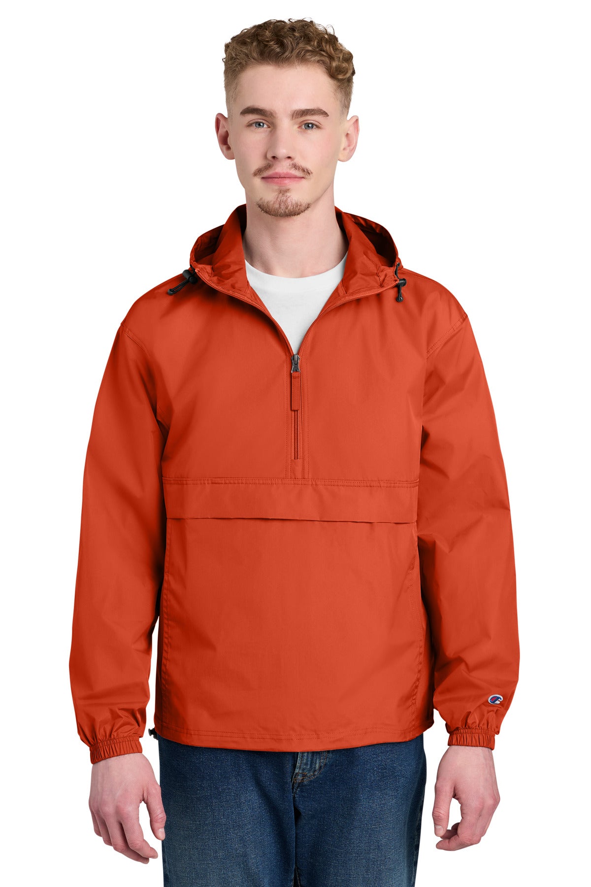 Champion Packable Anorak Jacket CO200 - EMBROIDERED