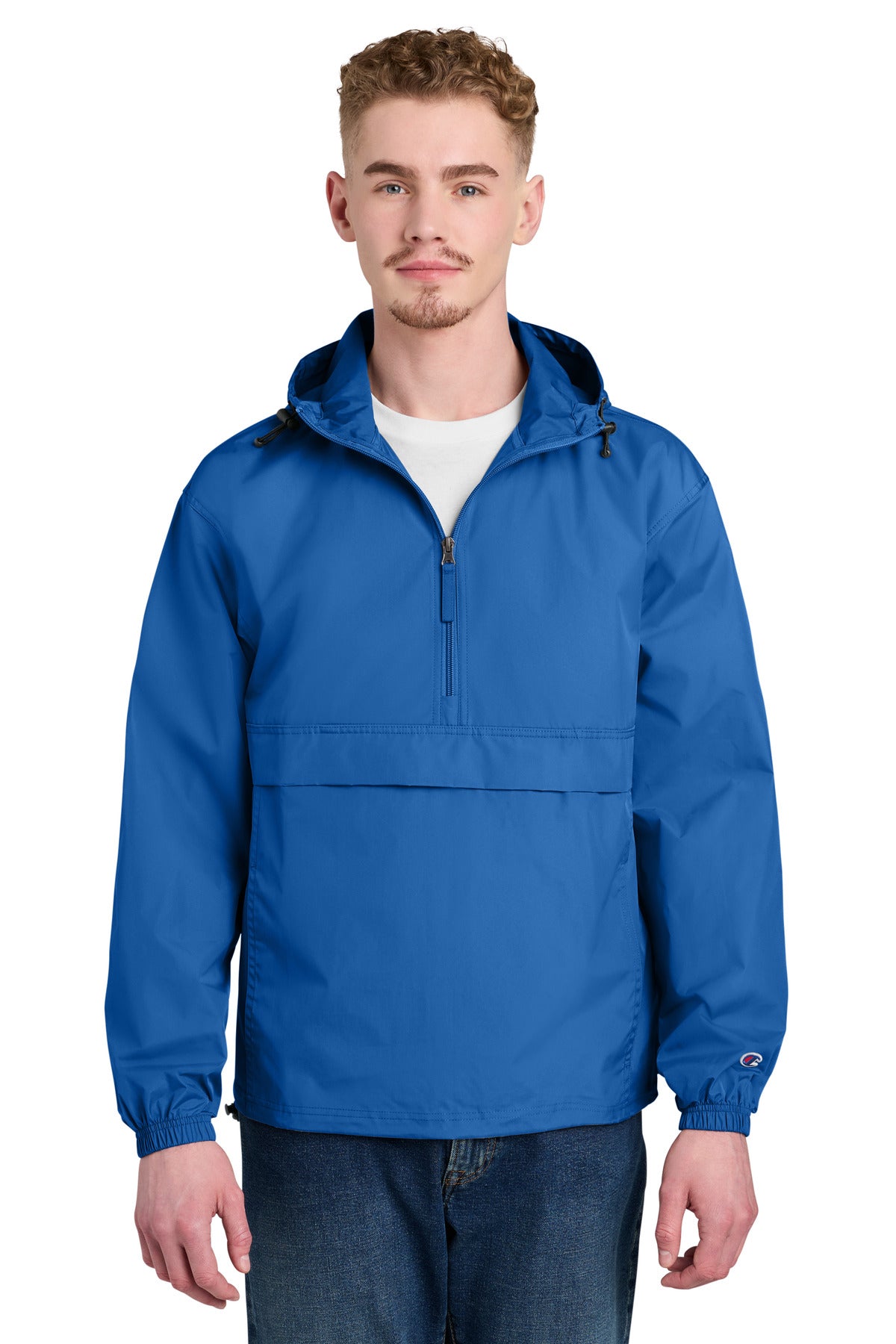 Champion Packable Anorak Jacket CO200 - EMBROIDERED