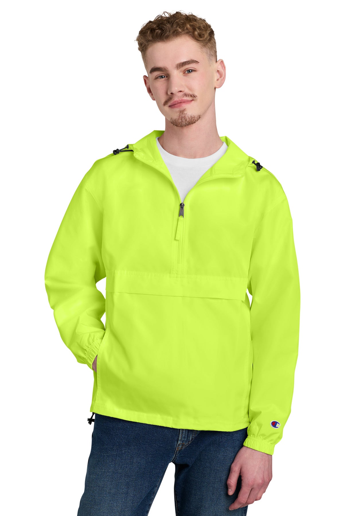 Champion Packable Anorak Jacket CO200 - EMBROIDERED