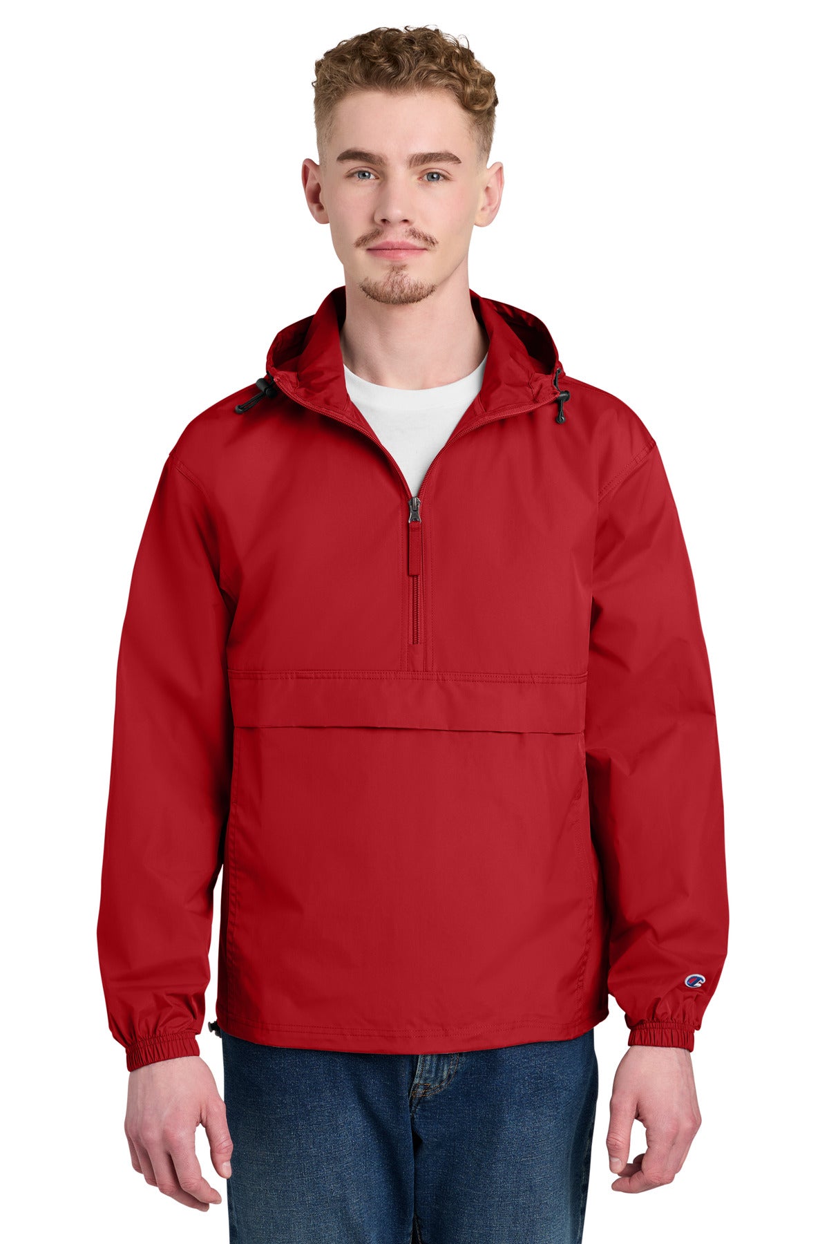 Champion Packable Anorak Jacket CO200 - EMBROIDERED