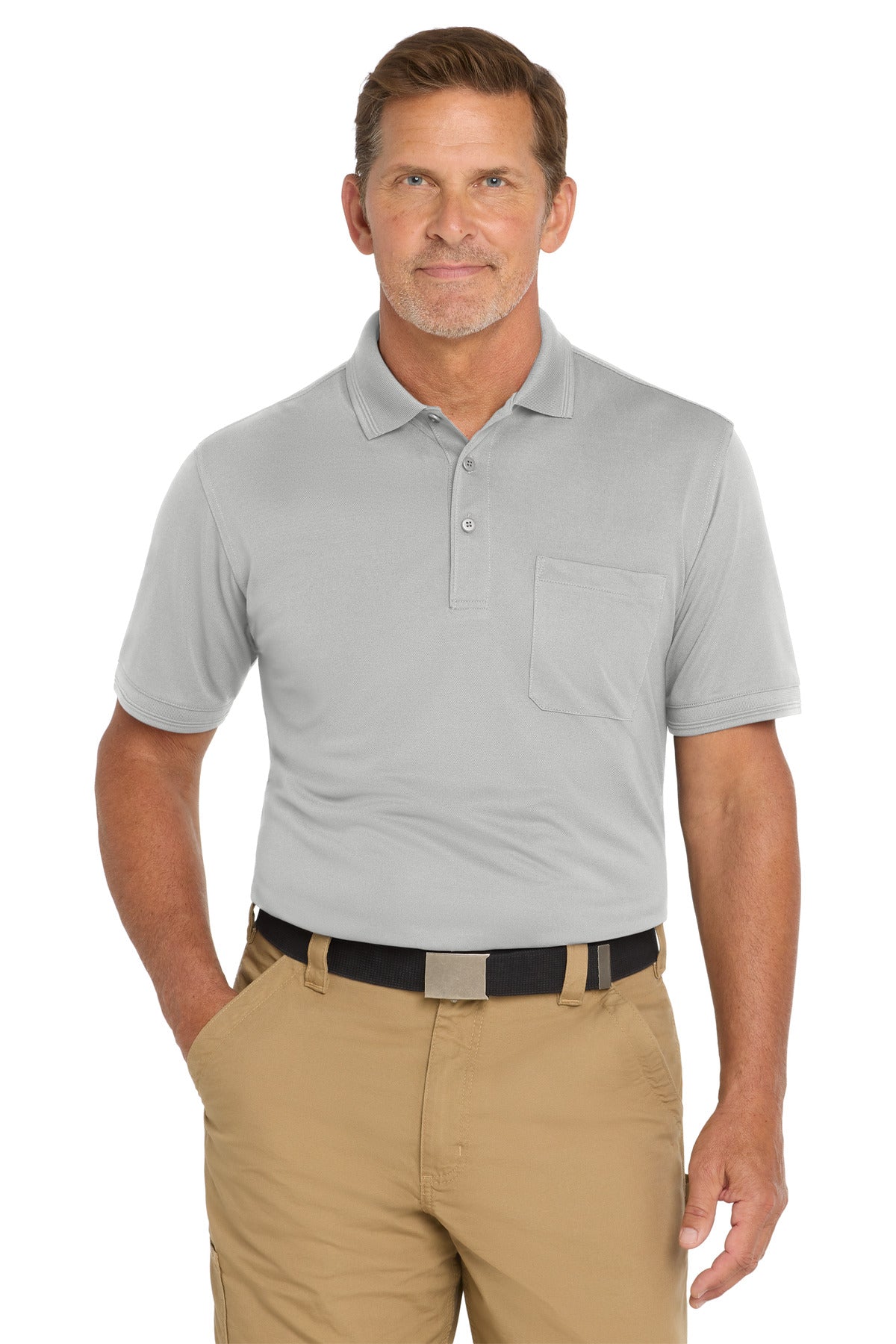 CornerStone Industrial Snag-Proof Pique Pocket Polo. CS4020P