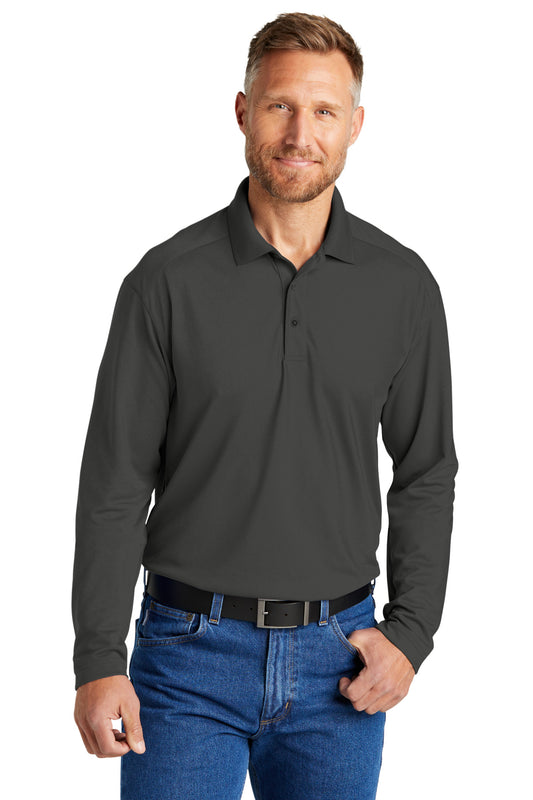 CornerStone Select Lightweight Snag-Proof Long Sleeve Polo CS418LS - EMBROIDERED