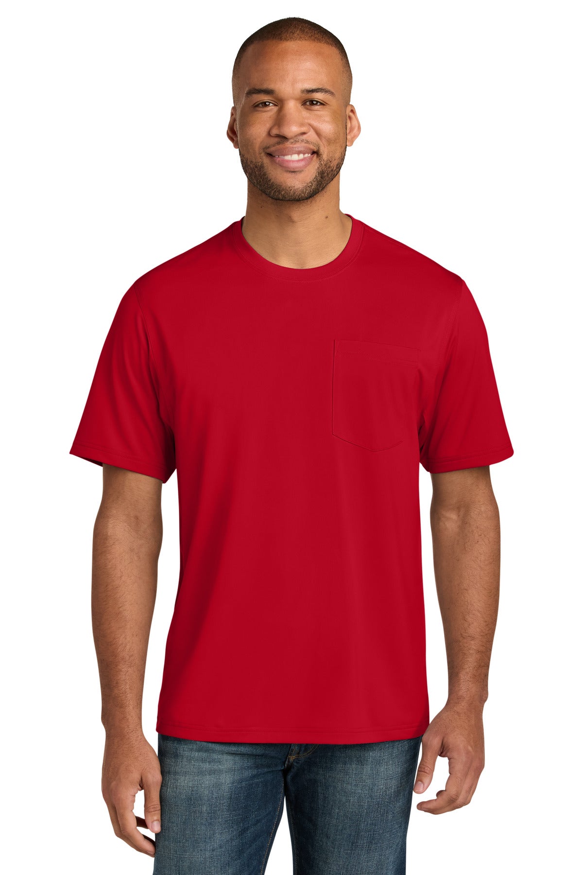 CornerStone Workwear Pro Short Sleeve Pocket Tee CS440P - EMBROIDERED