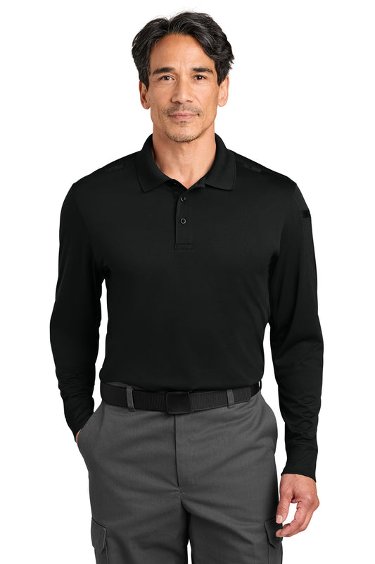 CornerStone Workwear Pro Tactical Long Sleeve Polo CS452LS - EMBROIDERED
