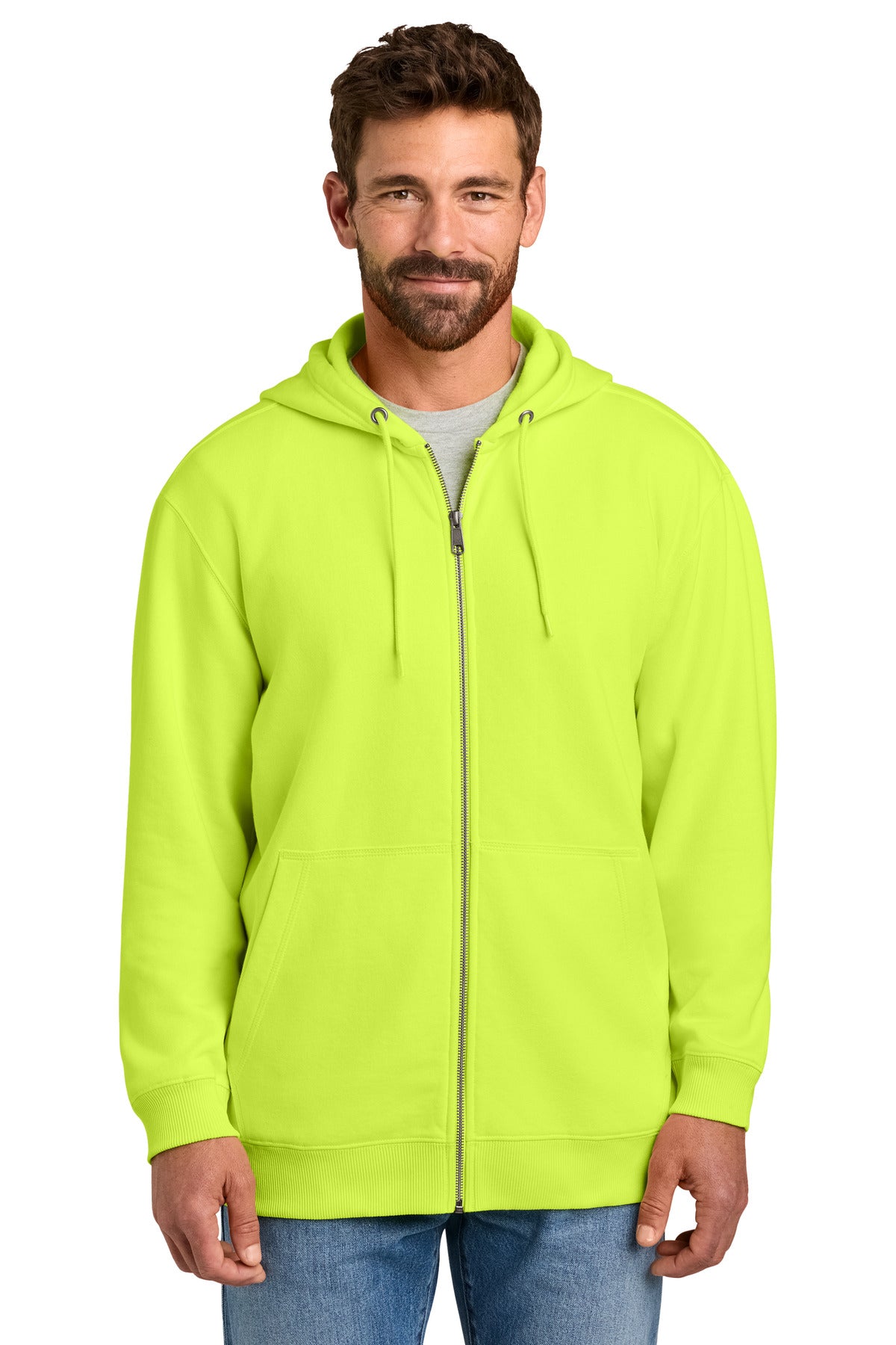 CornerStone Tough Fleece Full-Zip Hoodie CSF631 - EMBROIDERED