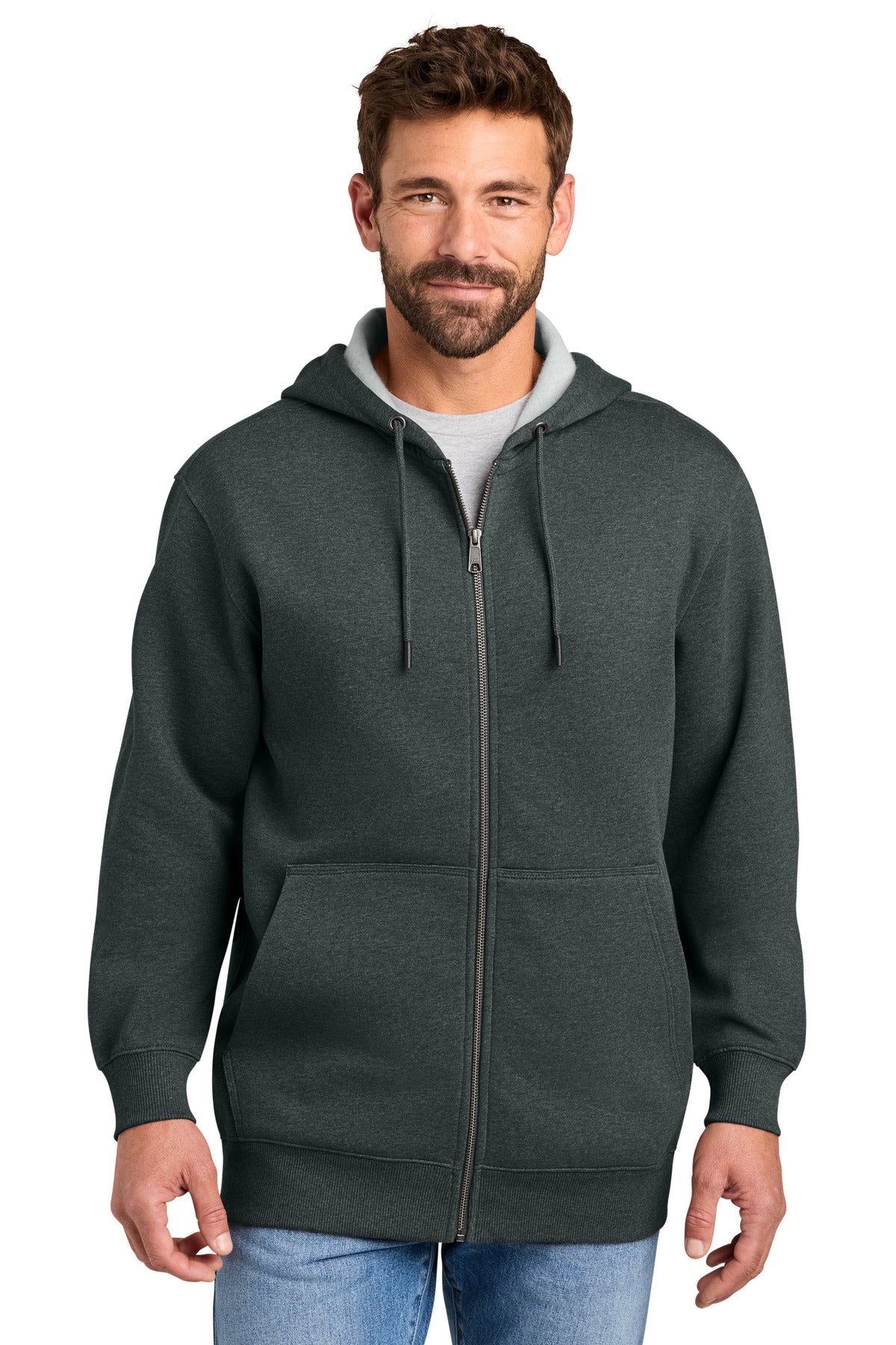 CornerStone Tough Fleece Full-Zip Hoodie CSF631 - EMBROIDERED