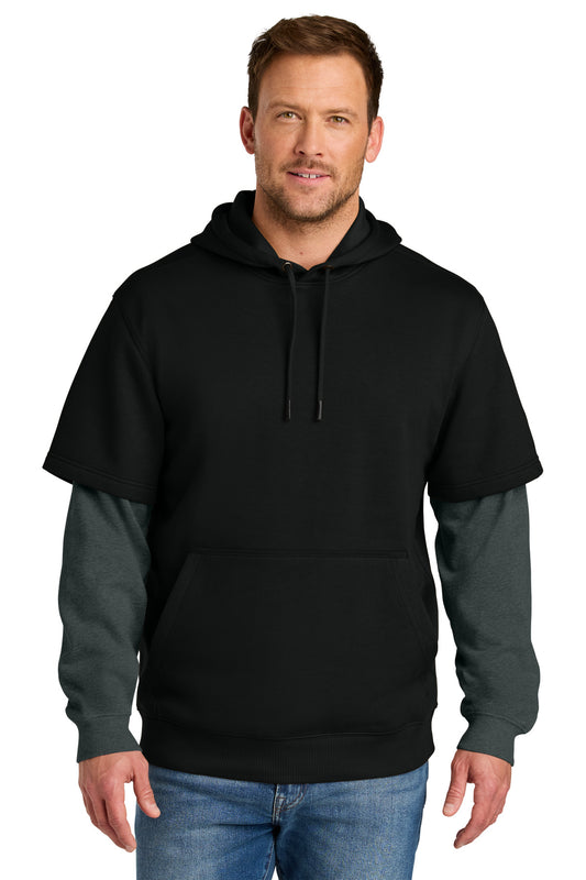 CornerStone Tough Fleece Layered Hoodie CSF632 - EMBROIDERED