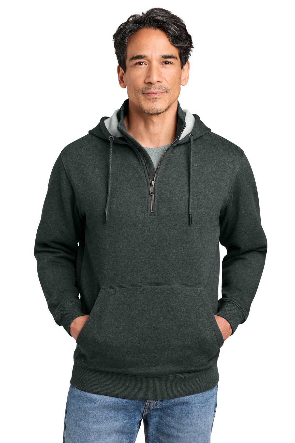 CornerStone Tough Fleece 1/4-Zip Hoodie CSF633 - EMBROIDERED