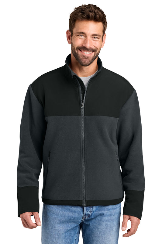 CornerStone Fleece Overlay Jacket CSF750 - EMBROIDERED