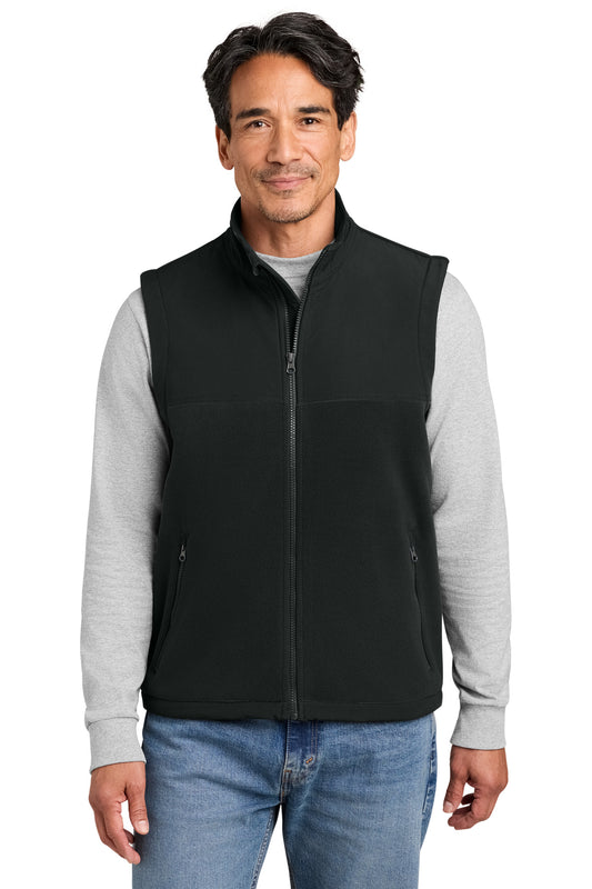 CornerStone Fleece Overlay Vest CSF751 - EMBROIDERED