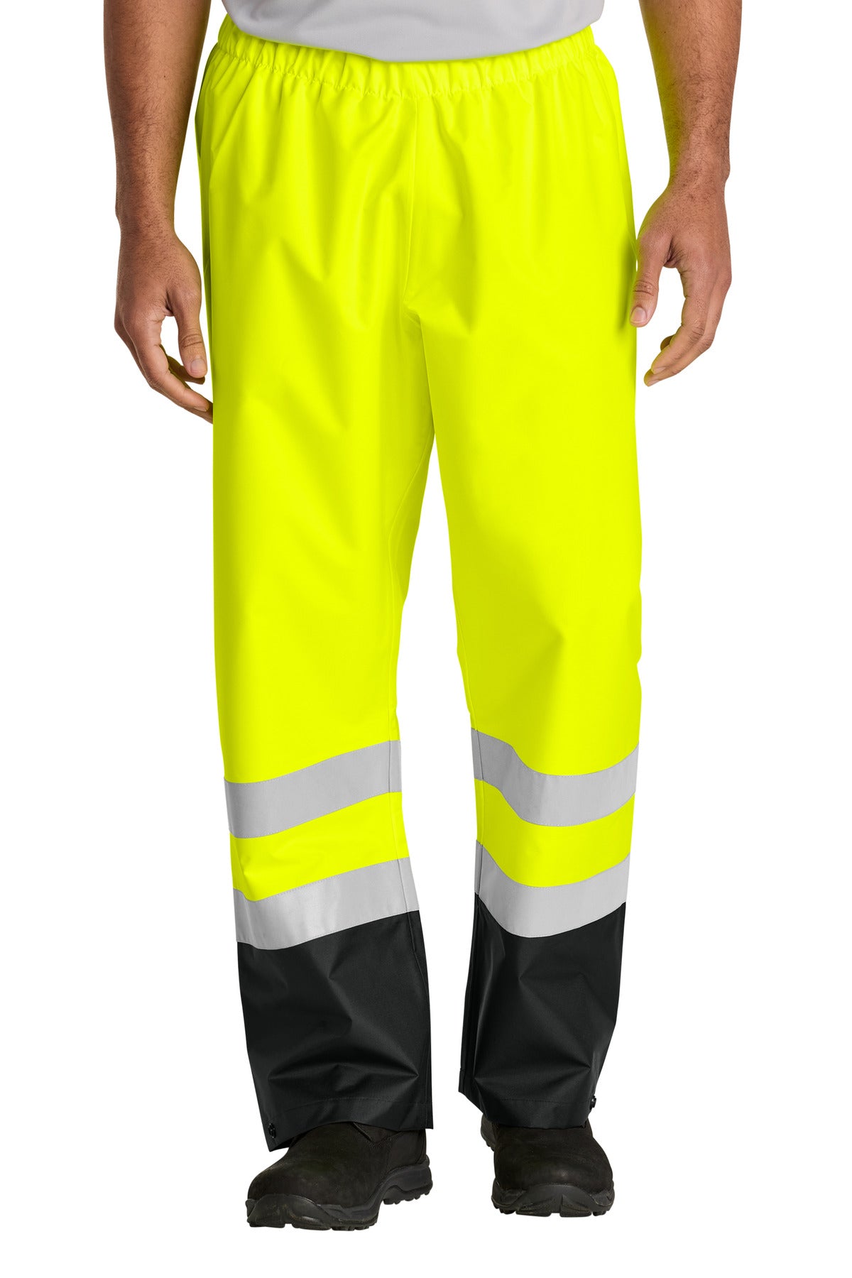 CornerStone ANSI Class E Pull-On Rain Pant CSP504 - EMBROIDERED