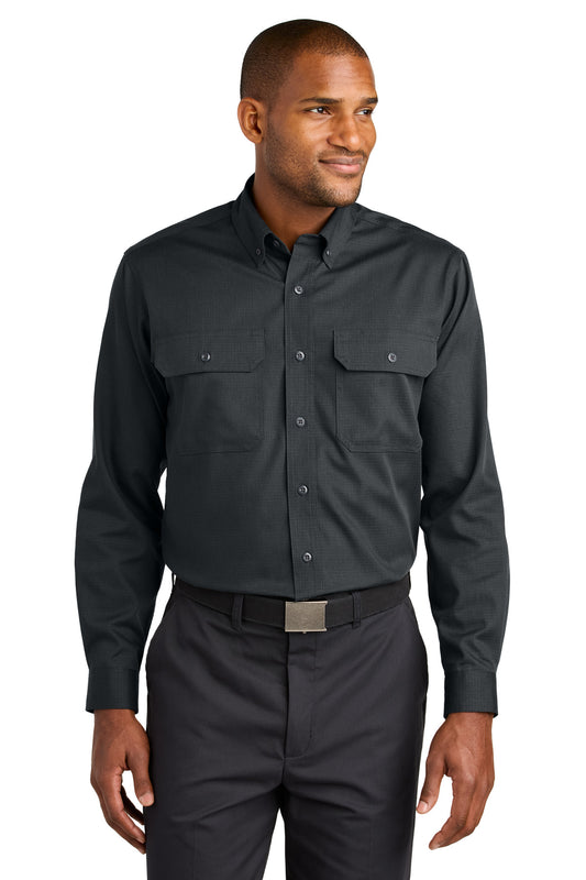 CornerStone Long Sleeve Select Ripstop Shirt CSW174 - EMBROIDERED