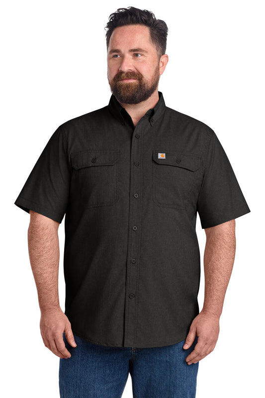 Carhartt Force Solid Short Sleeve Shirt CT105292 - EMBROIDERED