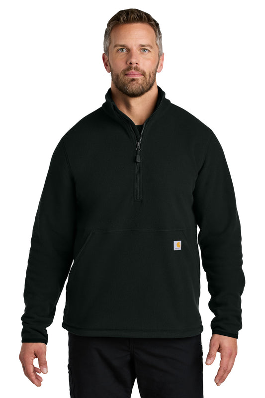 Carhartt Textured 1/2-Zip Fleece Jacket CT106417 - EMBROIDERED