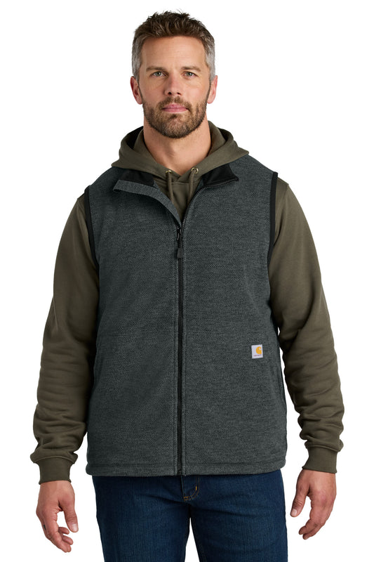 Carhartt Textured Fleece Vest CT106418 - EMBROIDERED