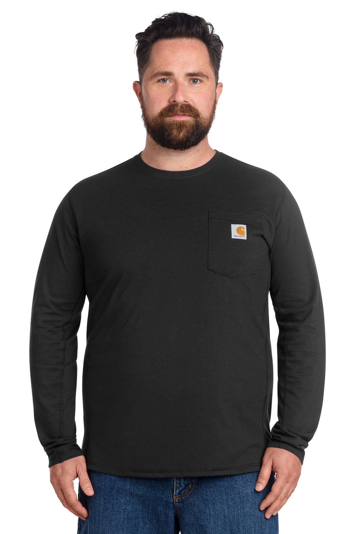 Carhartt Force Long Sleeve Pocket T-Shirt CT106656 - EMBROIDERED