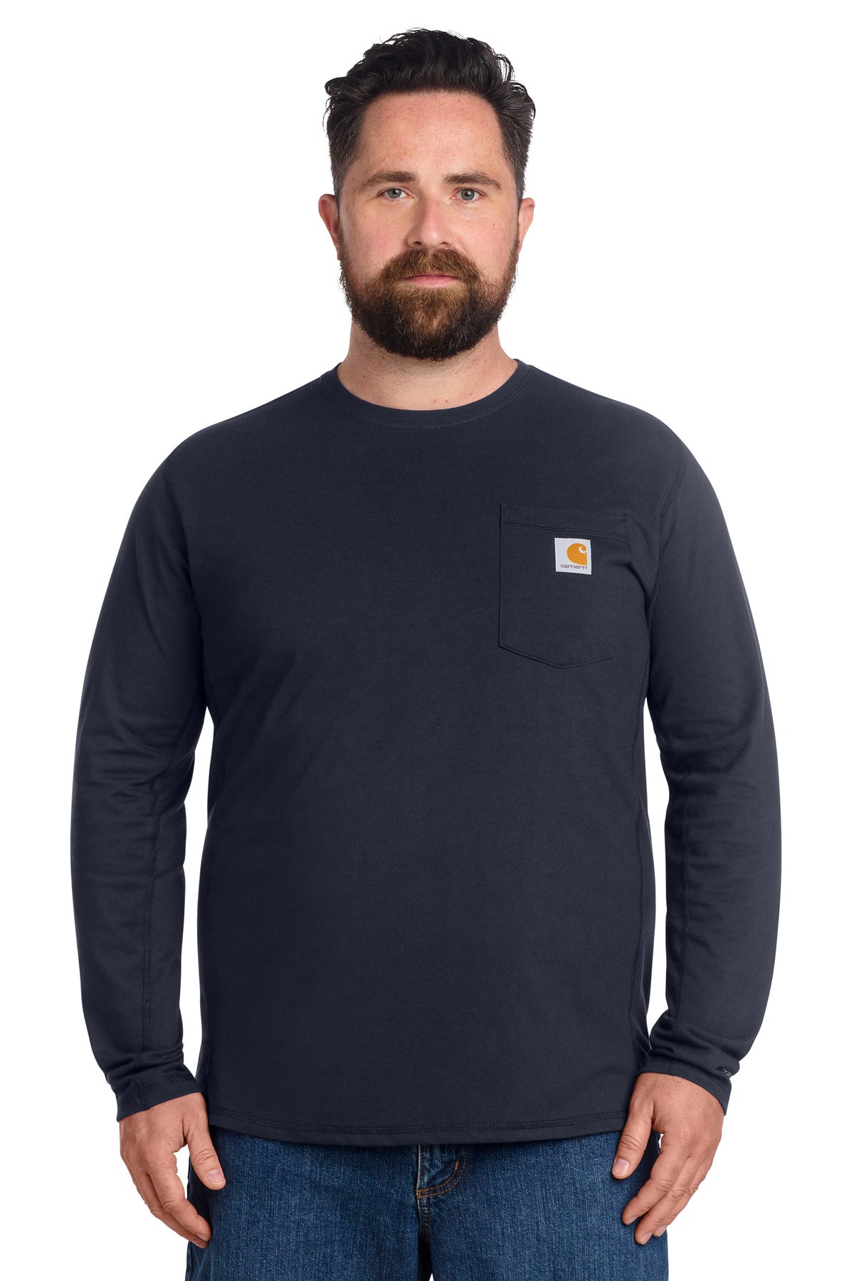 Carhartt Force Long Sleeve Pocket T-Shirt CT106656 - EMBROIDERED
