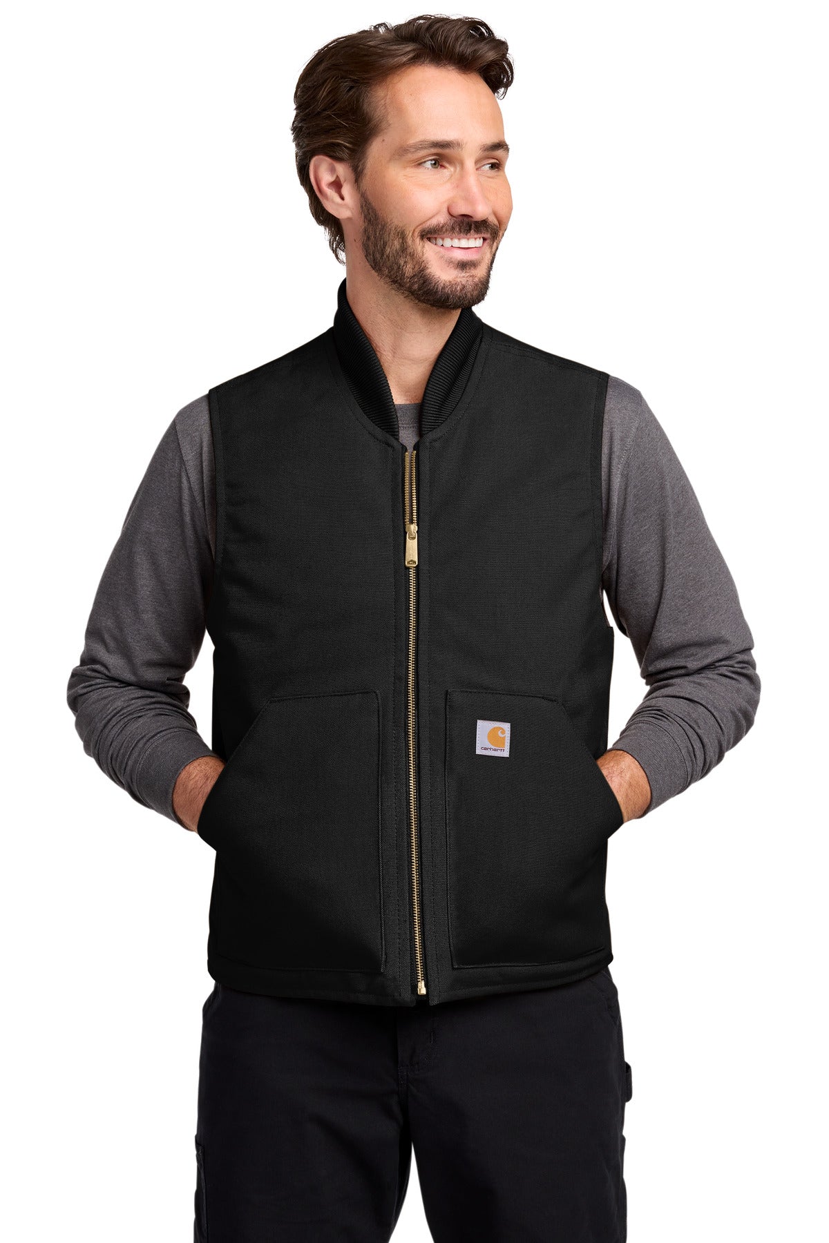 Carhartt  Duck Vest. CT106676 - EMBROIDERED