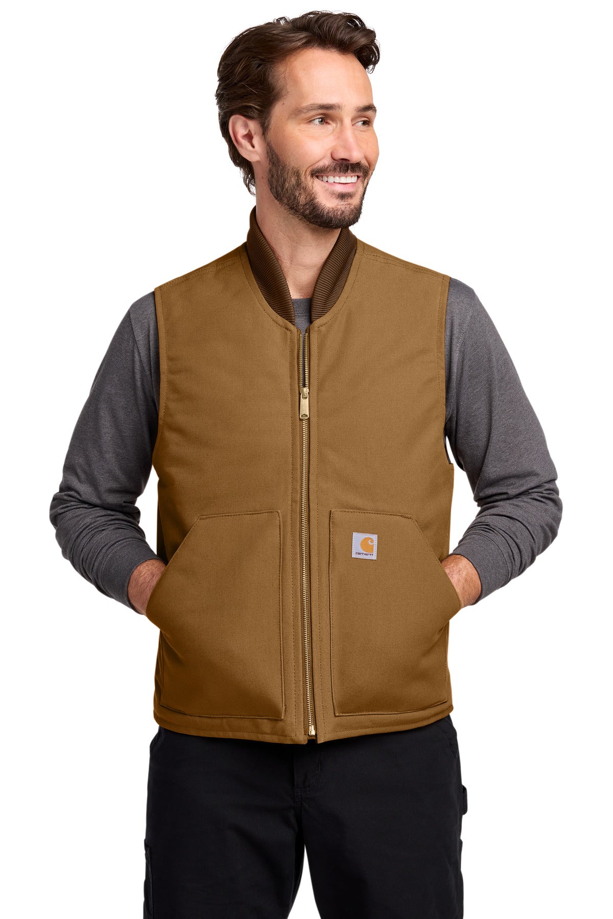 Carhartt  Duck Vest. CT106676 - EMBROIDERED