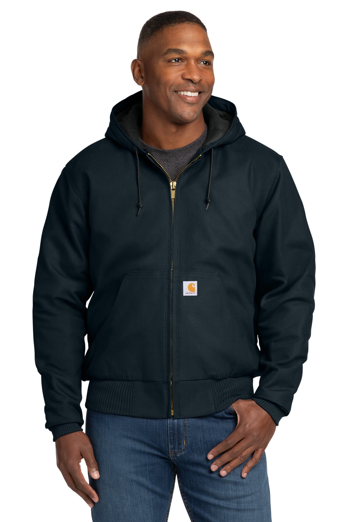 Carhartt  Quilted-Flanne-Lined Duck Active Jac. CT106677 - EMBROIDERED