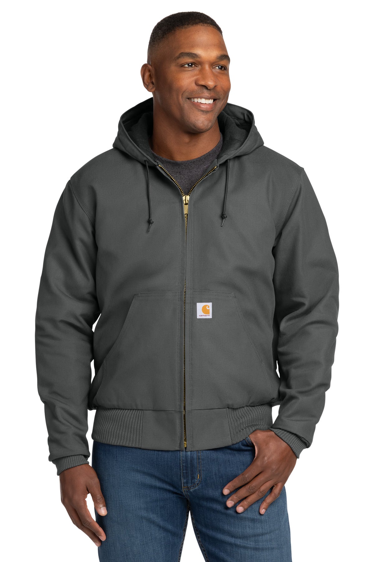 Carhartt  Quilted-Flanne-Lined Duck Active Jac. CT106677 - EMBROIDERED