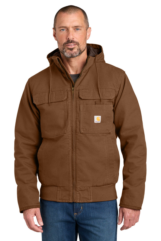 Carhartt Full Swing Washed Duck Active Jac CT106980 - EMBROIDERED