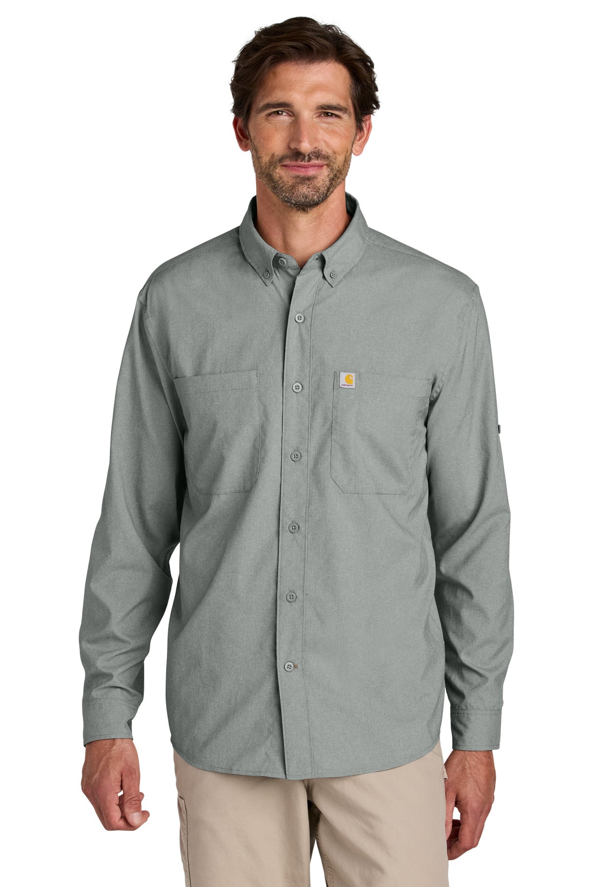 Carhartt Force Sun Defender‚ Long Sleeve Shirt CT107106 - EMBROIDERED