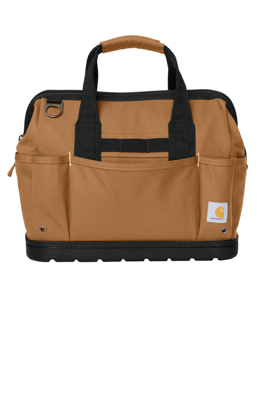 Carhartt 16-Inch Molded Base Heavyweight Tool Bag CTB0000687 - EMBROIDERED