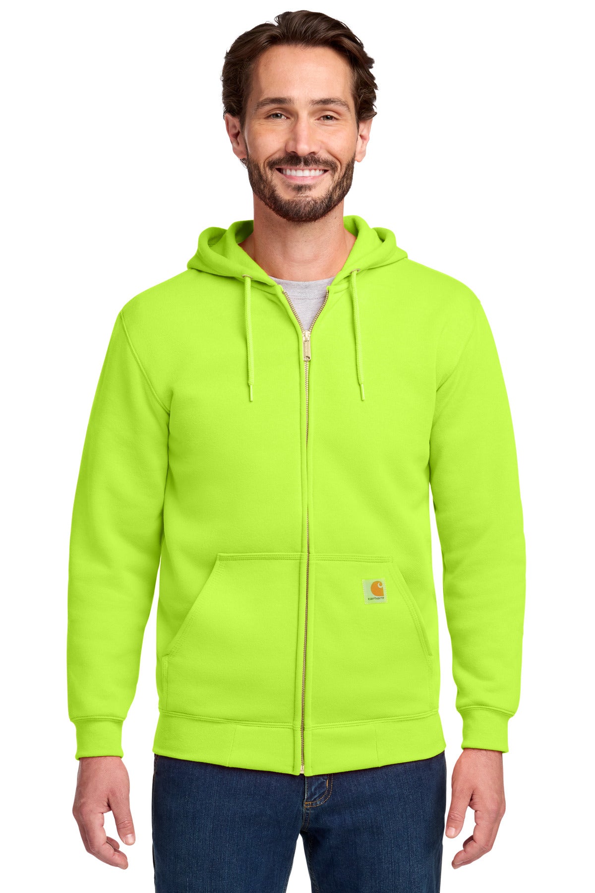 Carhartt  Midweight Hooded Zip-Front Sweatshirt. CTK122 - EMBROIDERED