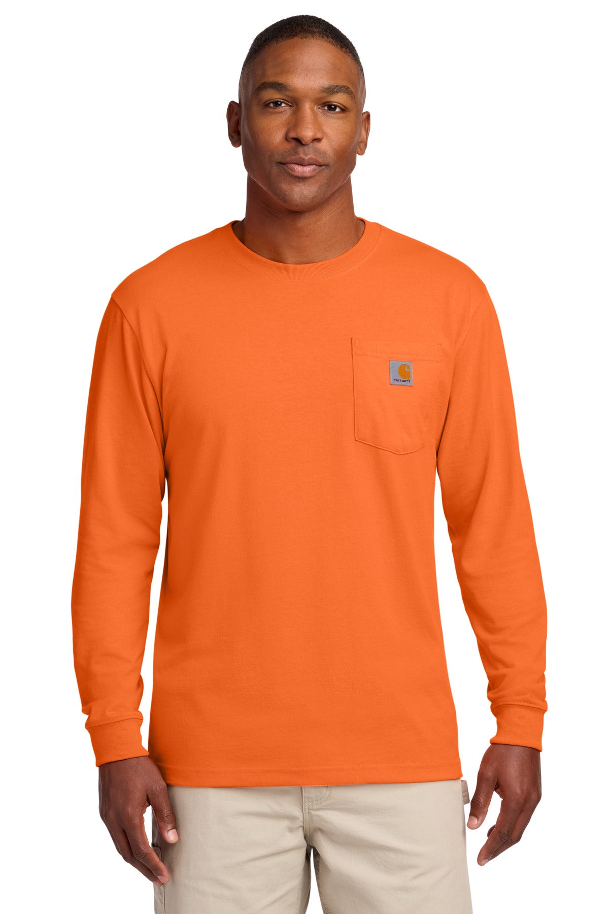 Carhartt Workwear Pocket Long Sleeve T-Shirt. CTK126