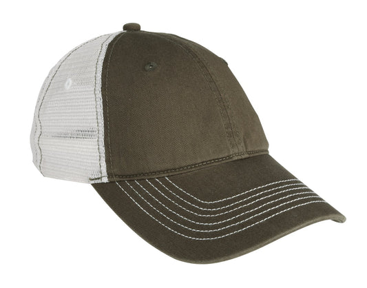 District Mesh Back Cap. DT607 - EMBROIDERED