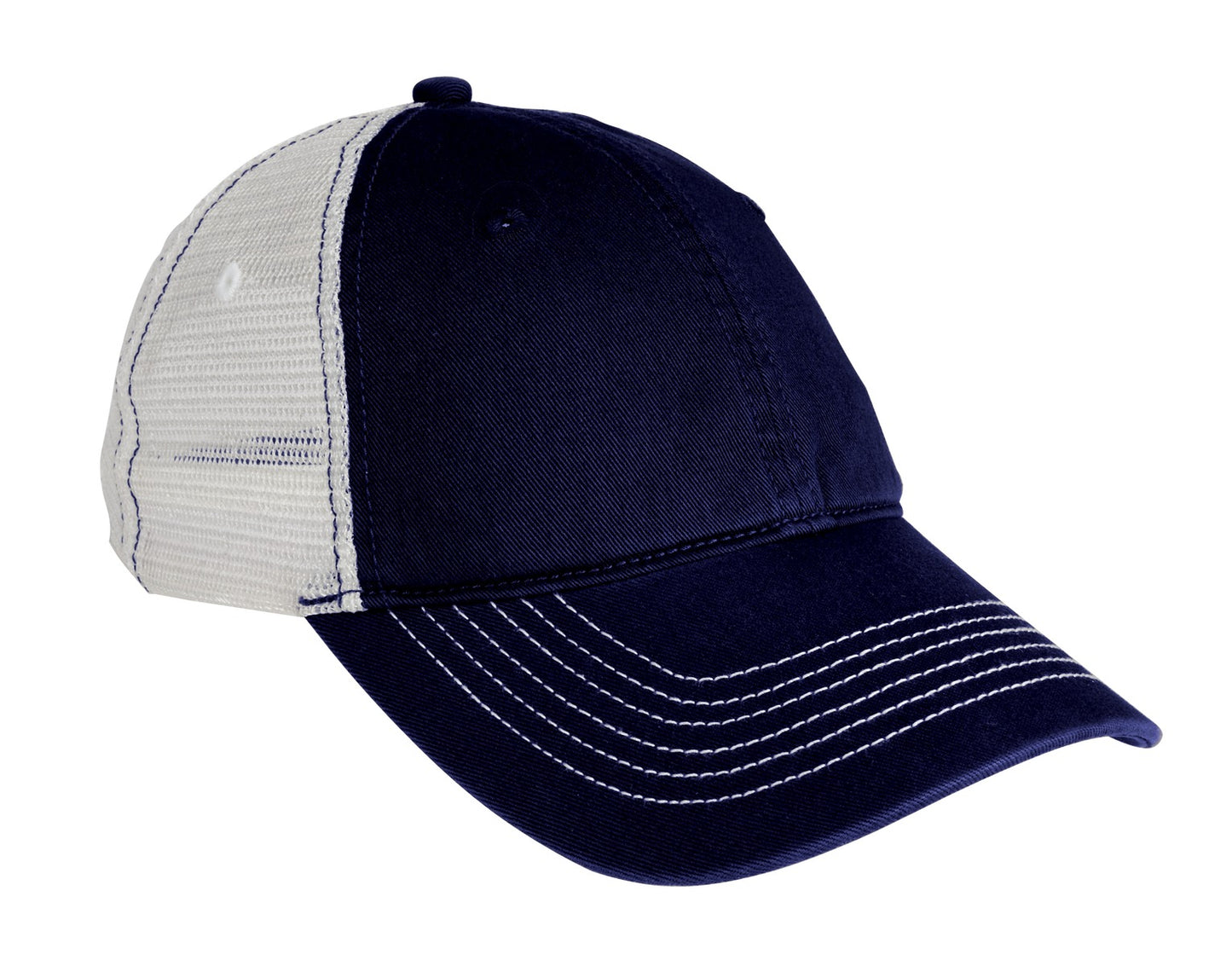 District Mesh Back Cap. DT607 - EMBROIDERED