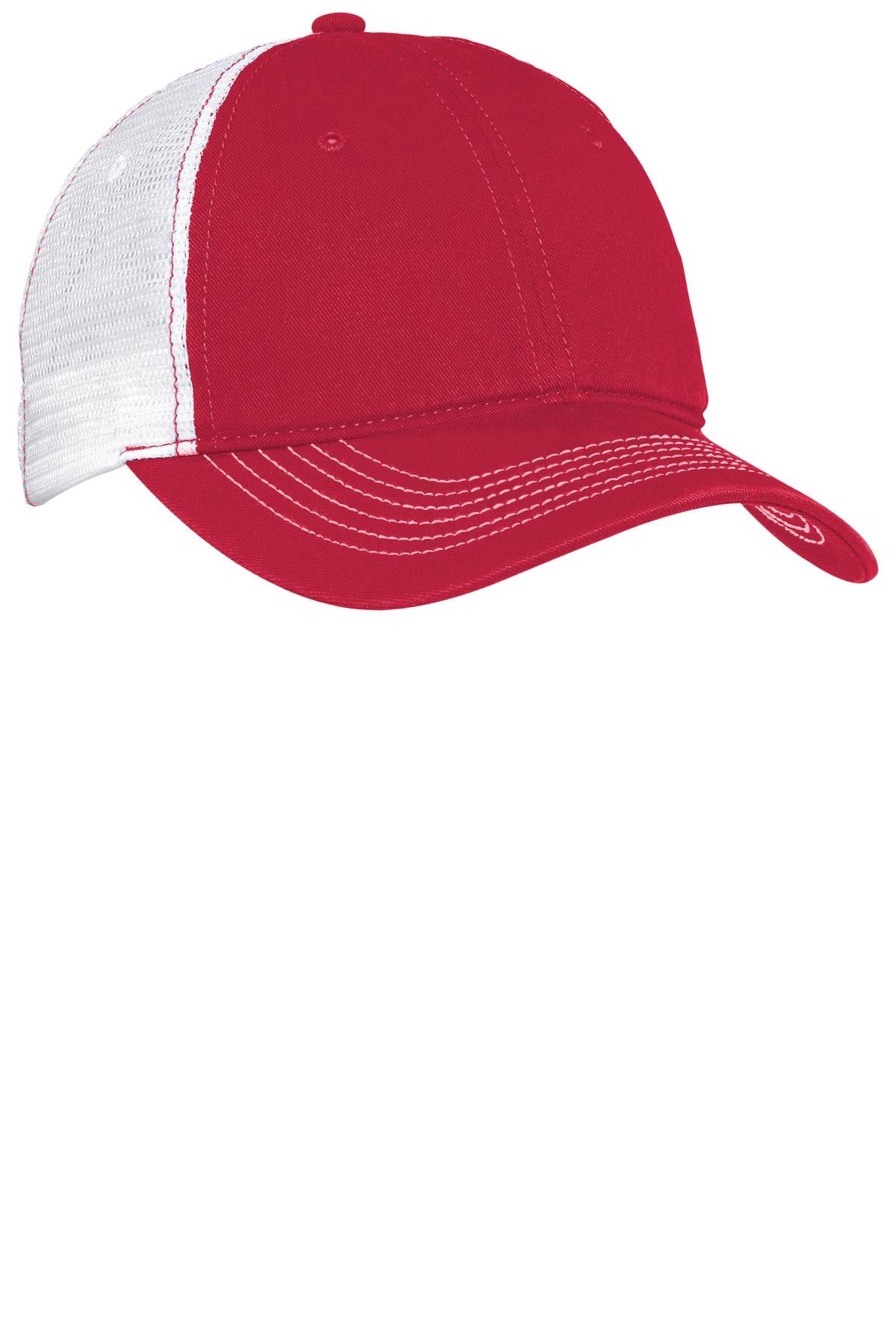District Mesh Back Cap. DT607 - EMBROIDERED