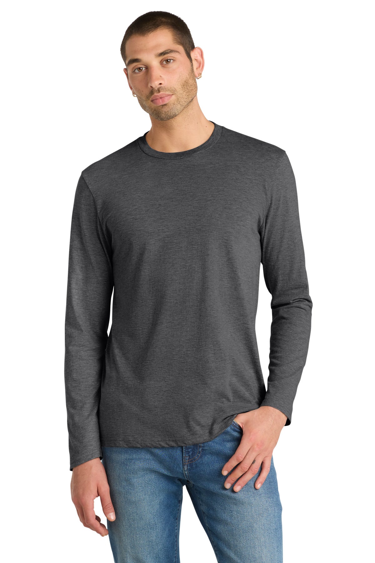 District Very Important Tee Long Sleeve. DT6200 - EMBROIDERED