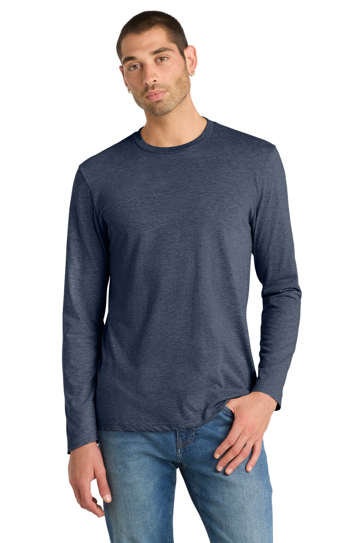 District Very Important Tee Long Sleeve. DT6200 - EMBROIDERED