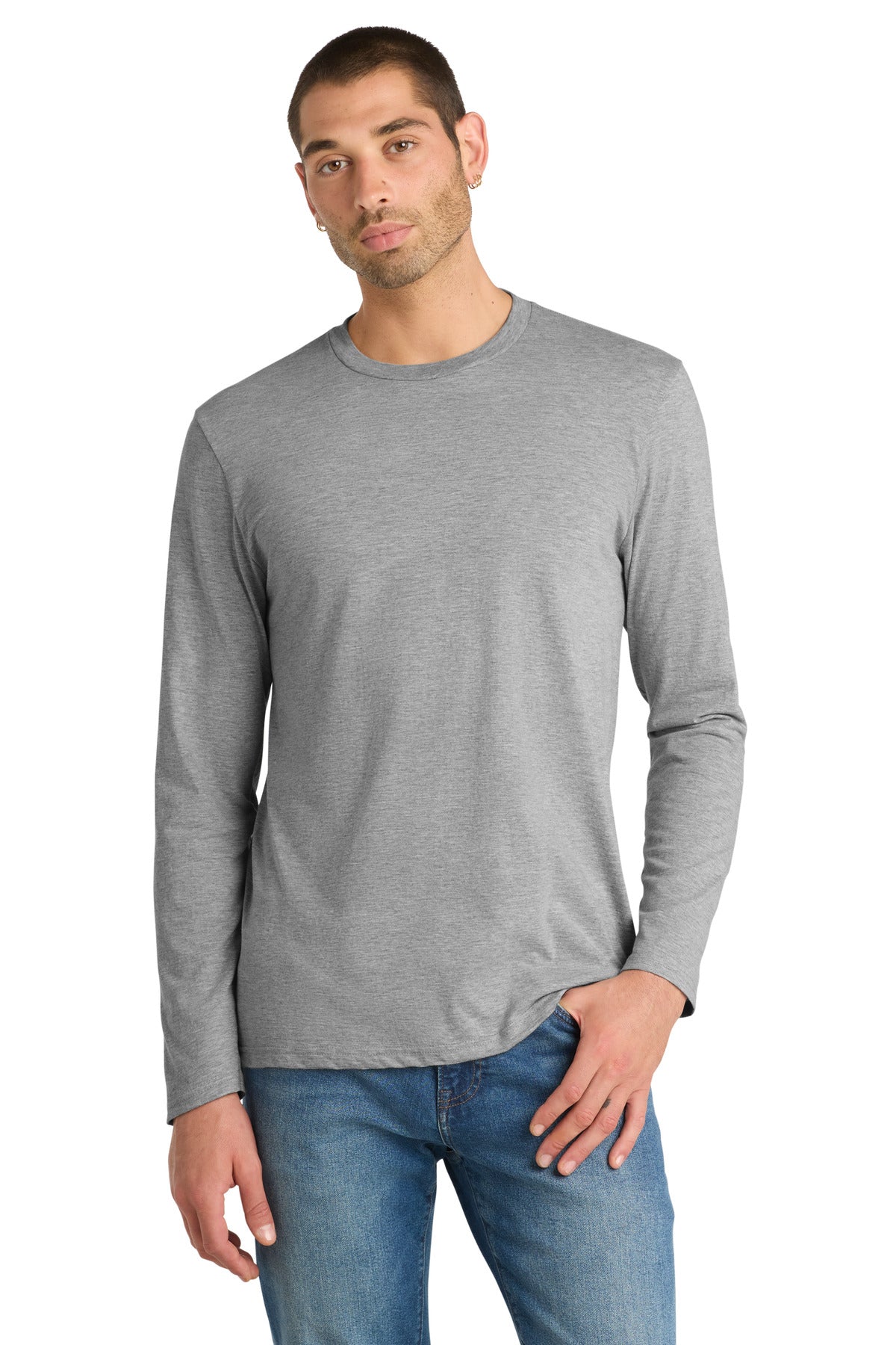 District Very Important Tee Long Sleeve. DT6200 - EMBROIDERED